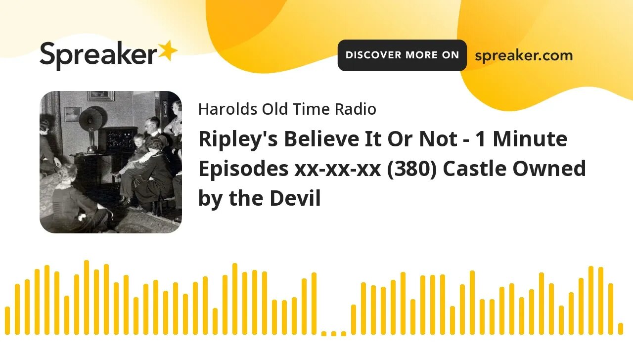 Ripley's Believe It Or Not - 1 Minute Episodes xx-xx-xx (380) Castle Owned by the Devil