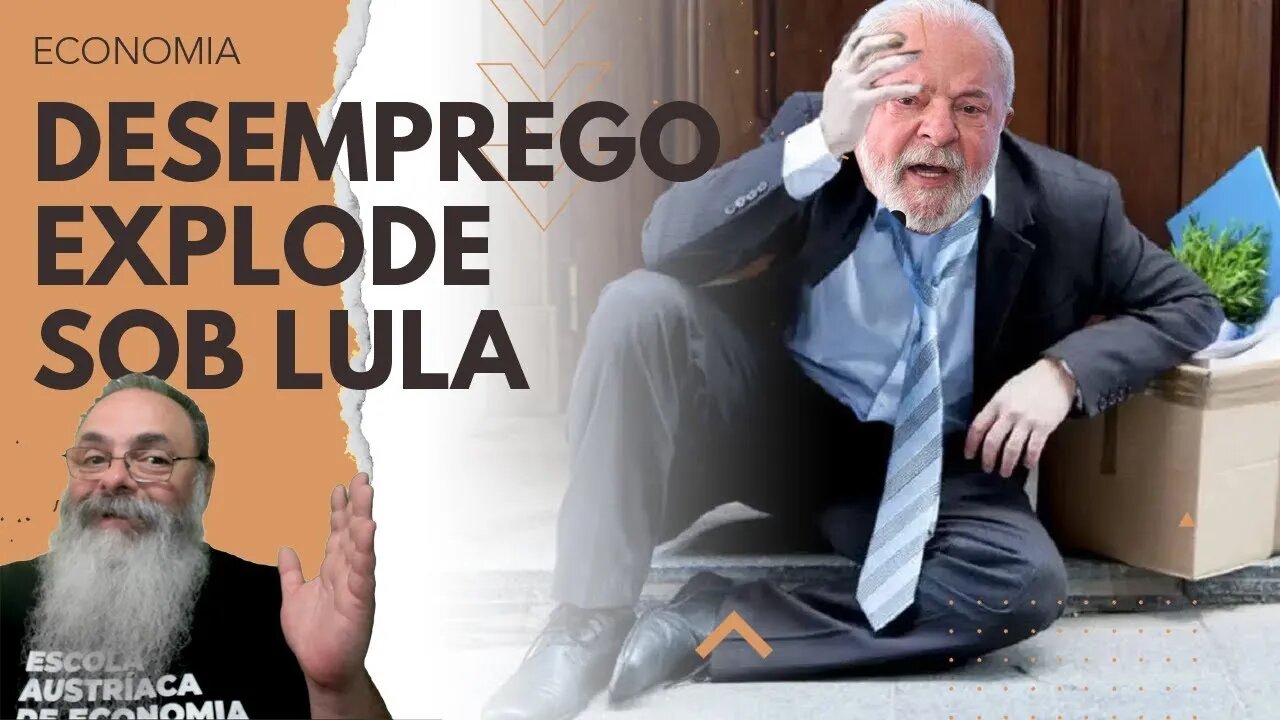 DESEMPREGO EXPLODE no GOVERNO LULA, principalmente no NORDESTE, indicando PIORA ECONÔMICA a SEGUIR