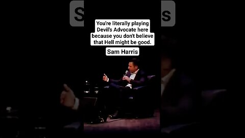 Was #jordanpeterson playing?... #samharris #god #atheism #jordanpetersonquotes #jordanpetersondaily