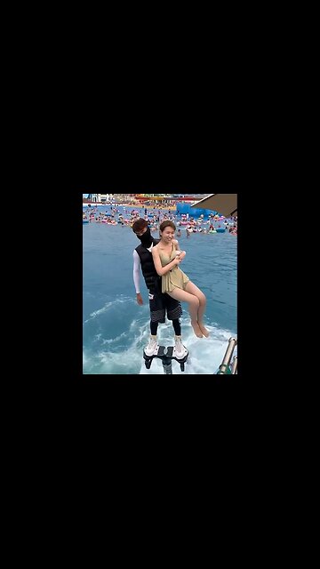 Dancing on the water🧜‍♀️💦This is the feeling of flying