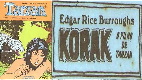 TARZAN FORMATINHO 66 A KORAK O FILHO DE TARZAN E O CAO ASS*SS*N* #gibi #comics #quadrinhos