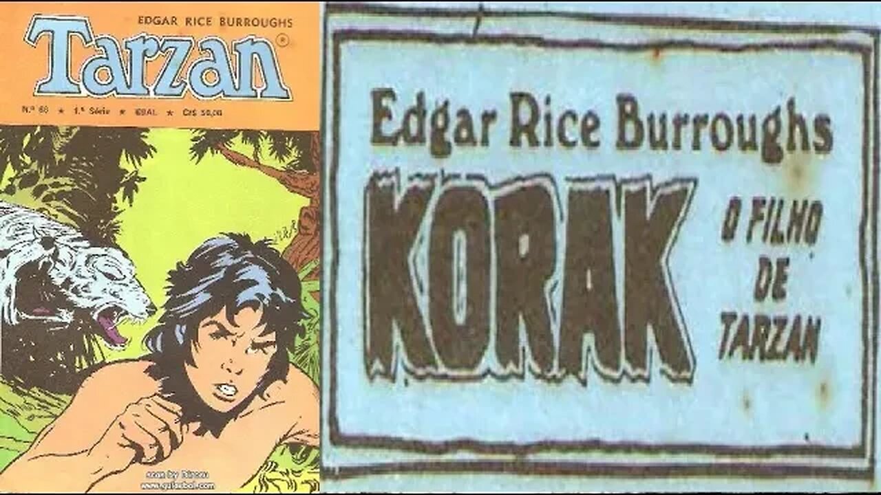 TARZAN FORMATINHO 66 A KORAK O FILHO DE TARZAN E O CAO ASS*SS*N* #gibi #comics #quadrinhos