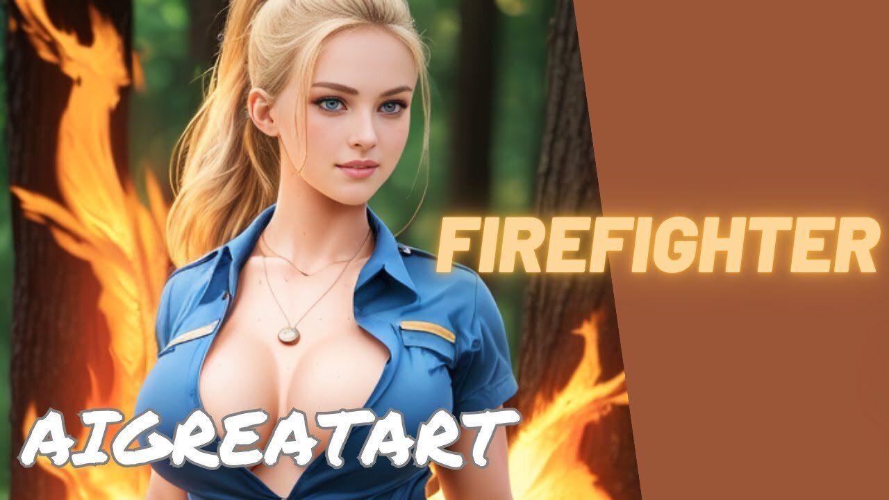 Firefighter Lookbook [AI Art] [AI Girls] (Uniforms, Work and Professions)