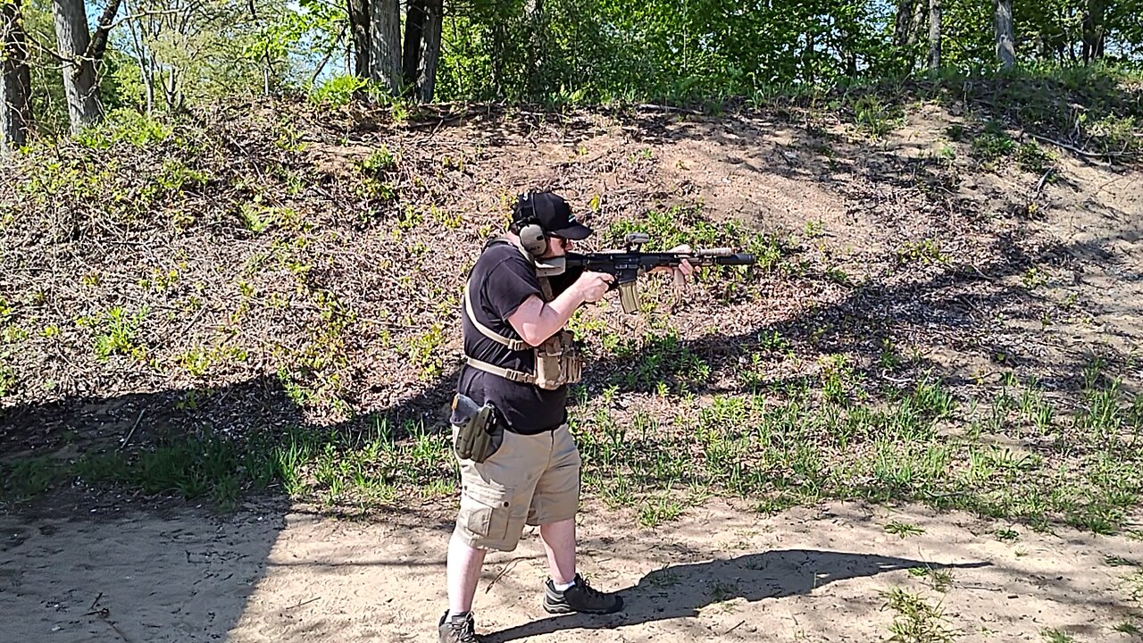Practicing with my 11.5 SBR and Canik Rival