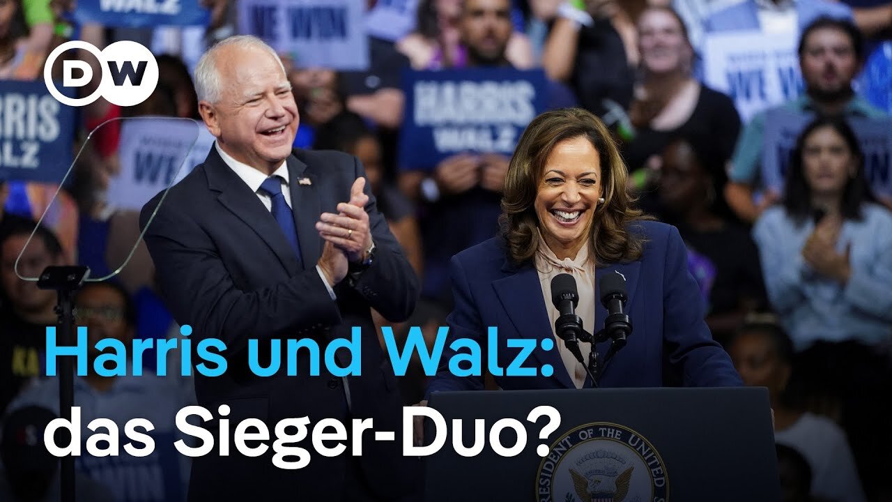 Kamala Harris und Tim Walz: das Sieger-Duo? | DW Nachrichten