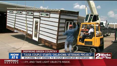 Green Country couple starts nonprofit to build tiny homes that will house homeless veterans