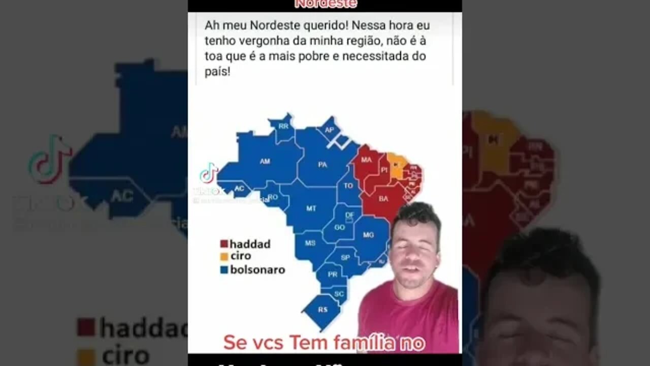 Nordestino faz apelo ao povo para votar certo