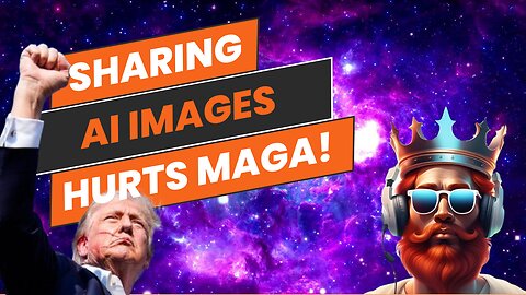 Sharing AI images hurts MAGA movement!