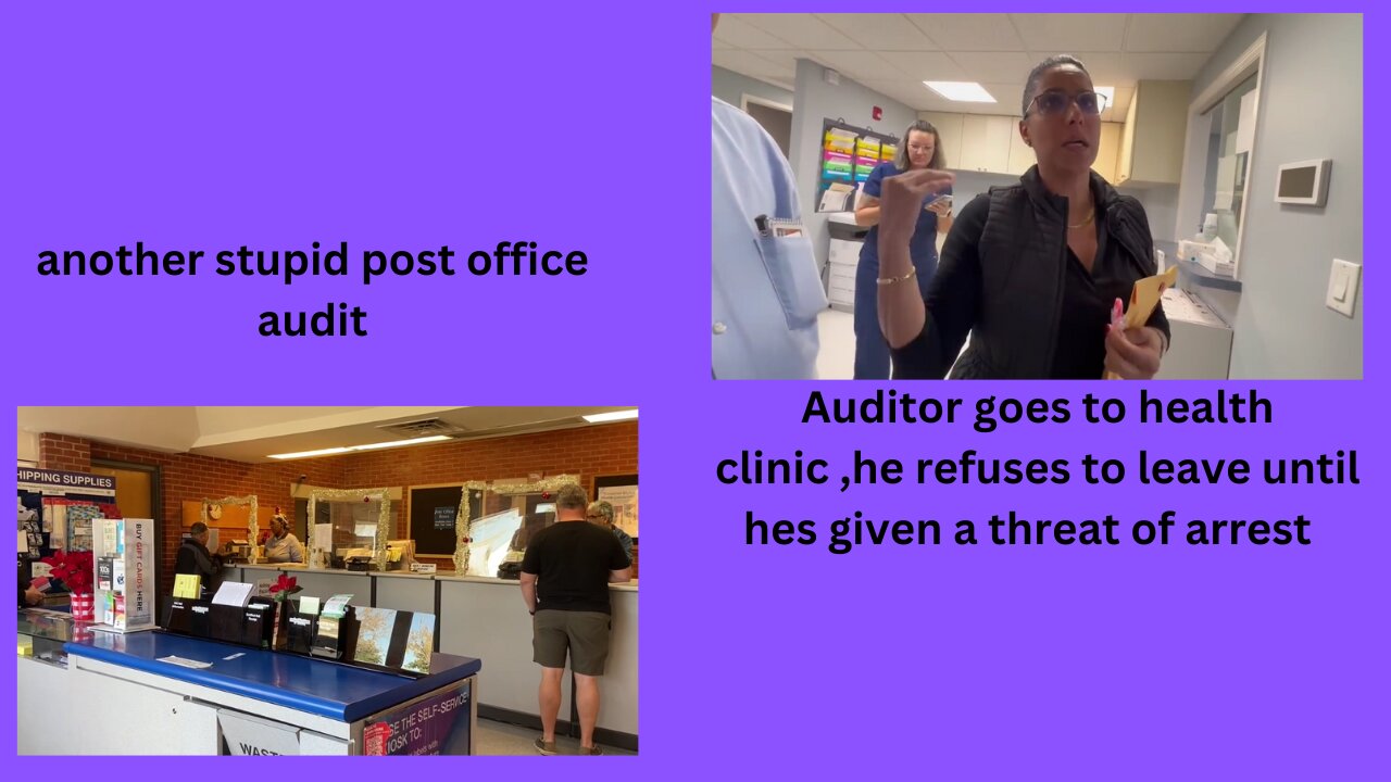 Auditor goes to a health clinic ,he refuses to leave until he"s given threat of arrest 🤡📷📸👮‍♂️👮‍♂️🚨