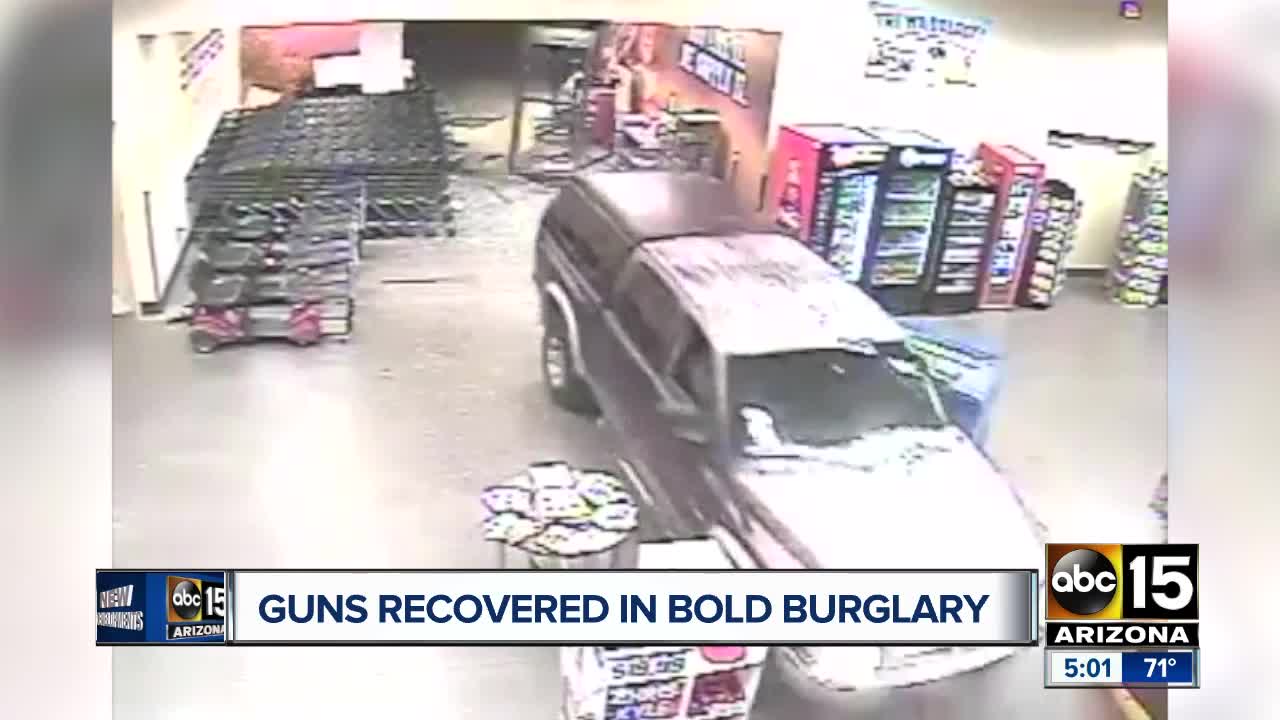 Surveillance video released in Chandler firearms heist