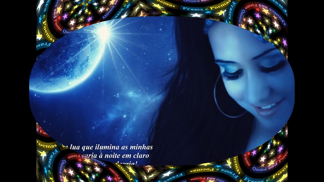 Seu sorriso é a lua que ilumina as minhas noites! [Frases e Poemas]