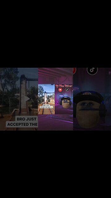 He just accepted his fate lol