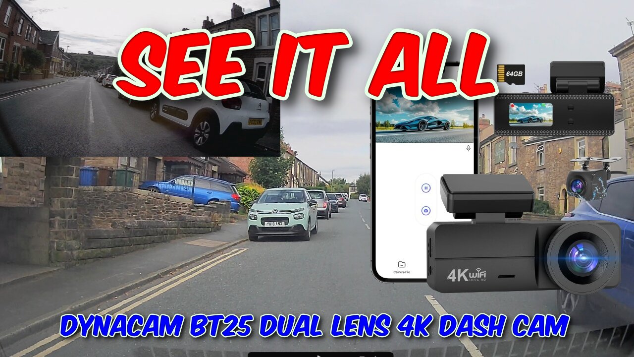 DYNACAM BT25 Dual Lens 4k Dash Cam Review