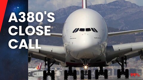 A380's Heart-Stopping Runway Drama Caught on Video!