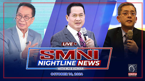 LIVE: SMNI Nightline News with MJ Mondejar & Admar Vilando | October 10, 2024 – Huwebes