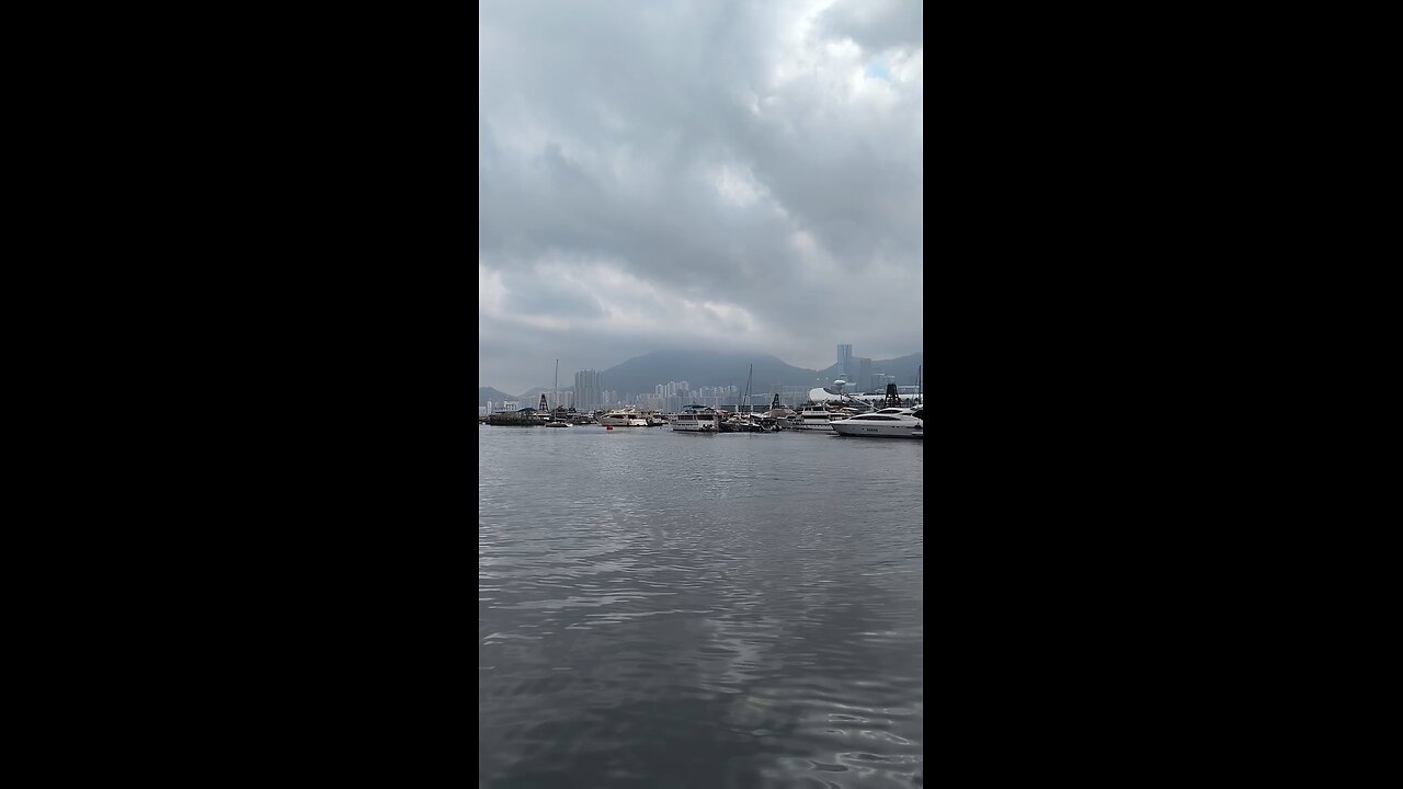 Kowloon Bay on a Cloudy Day in March 2024