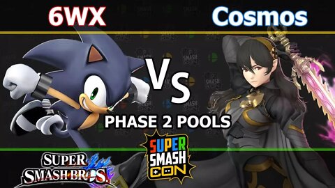 Cosmos (Corrin) vs. 6WX (Sonic) - Wii U Singles Phase 2 Pools - SSC2017