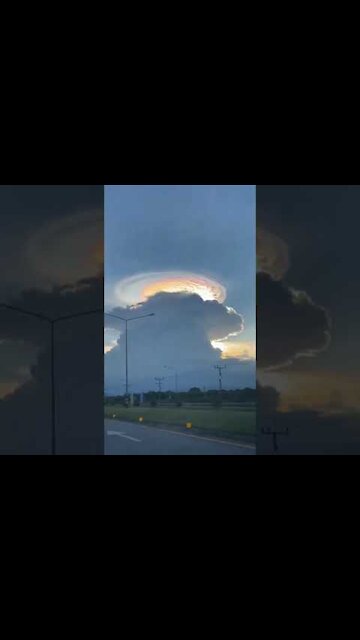 Natural phenomenon near Mount Budo, Thailand