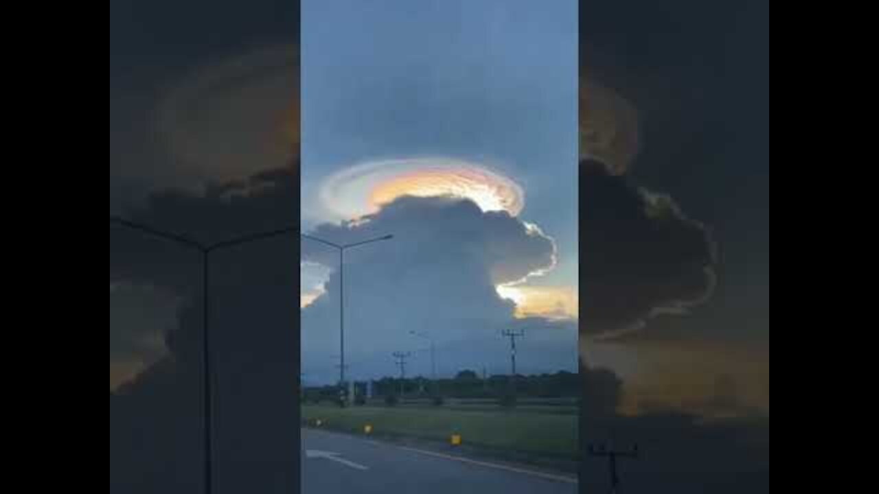 Natural phenomenon near Mount Budo, Thailand