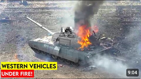 Russia Unleashes FPV Drone Destruction on Abrams & Bradley in Kursk!