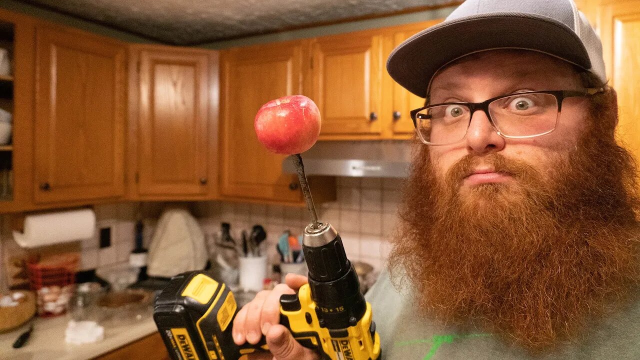 Peel Apples With A Power Drill?