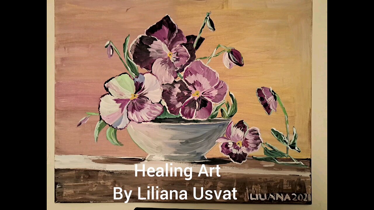 Healing Art Flowers by Liliana Usvat