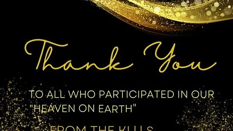 THANK YOU! - All of you who participated in "Heaven on Earth"