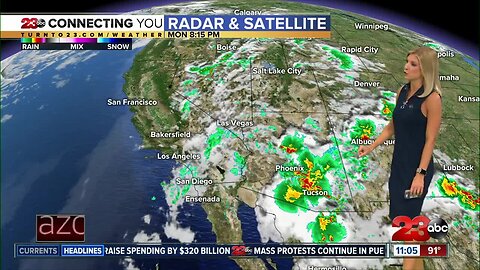 Monsoonal moisture brings humid and hazy conditions