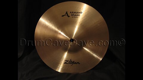 10” Zildjian A series ARMAND model Splash cymbal
