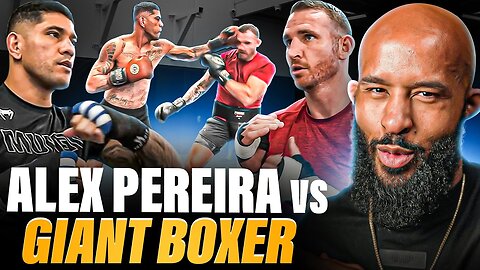 “Poatan Got Hands!” 🗿 | PEREIRA vs GIANT HEAVYWEIGHT SPARRING BREAKDOWN!