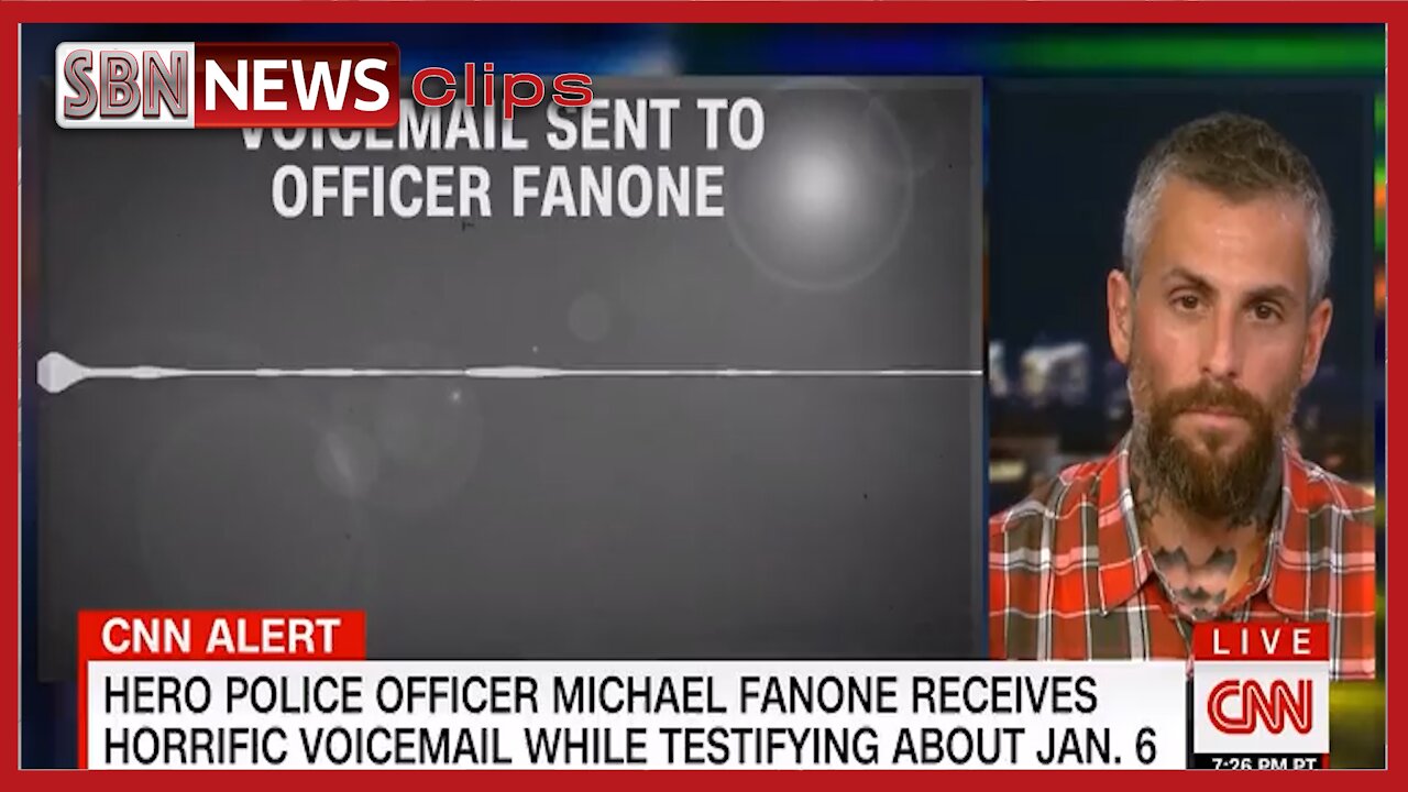 CNN Plays an Uncensored Voice Mail Message to Sent Officer Michael Fanone - 2756