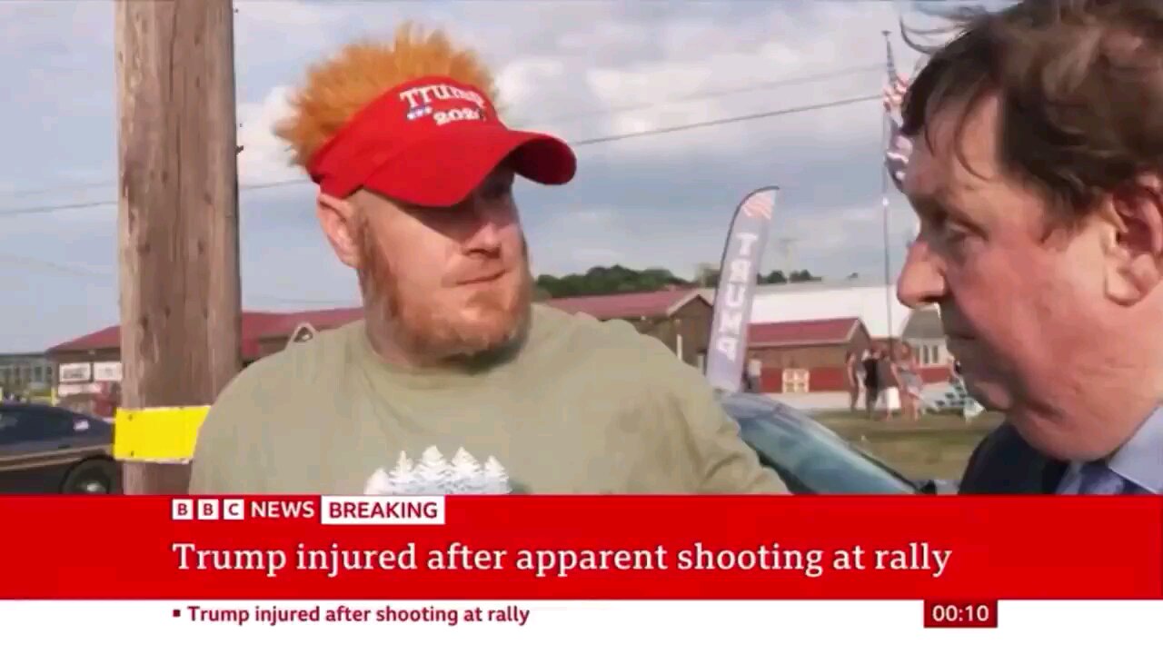 Red Head Explains What he Witnessed at Trump Assassination Attempt