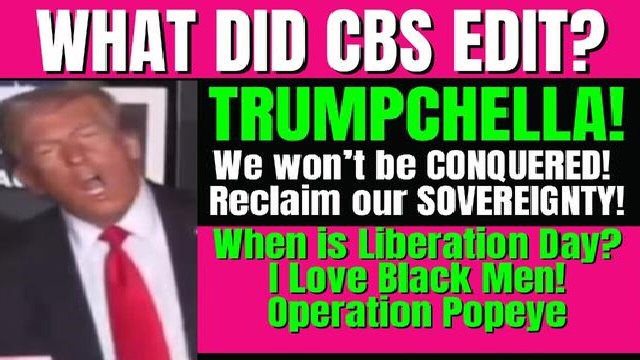 What Did CBS Edit? Trumpchella - Trumpets - 10/14/24..