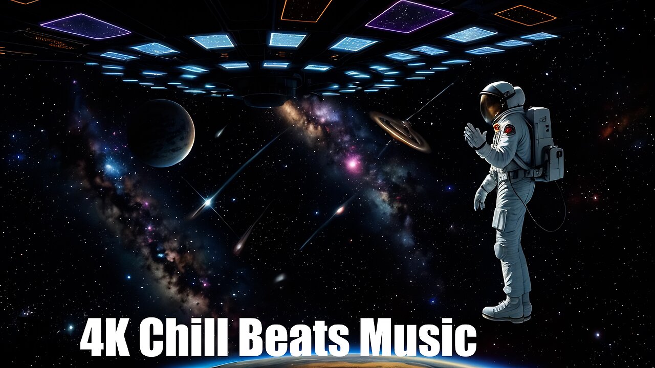 Chill Beats Music - Deep House This Is Our Jam | (AI) Audio Reactive Cinematic | Satellites