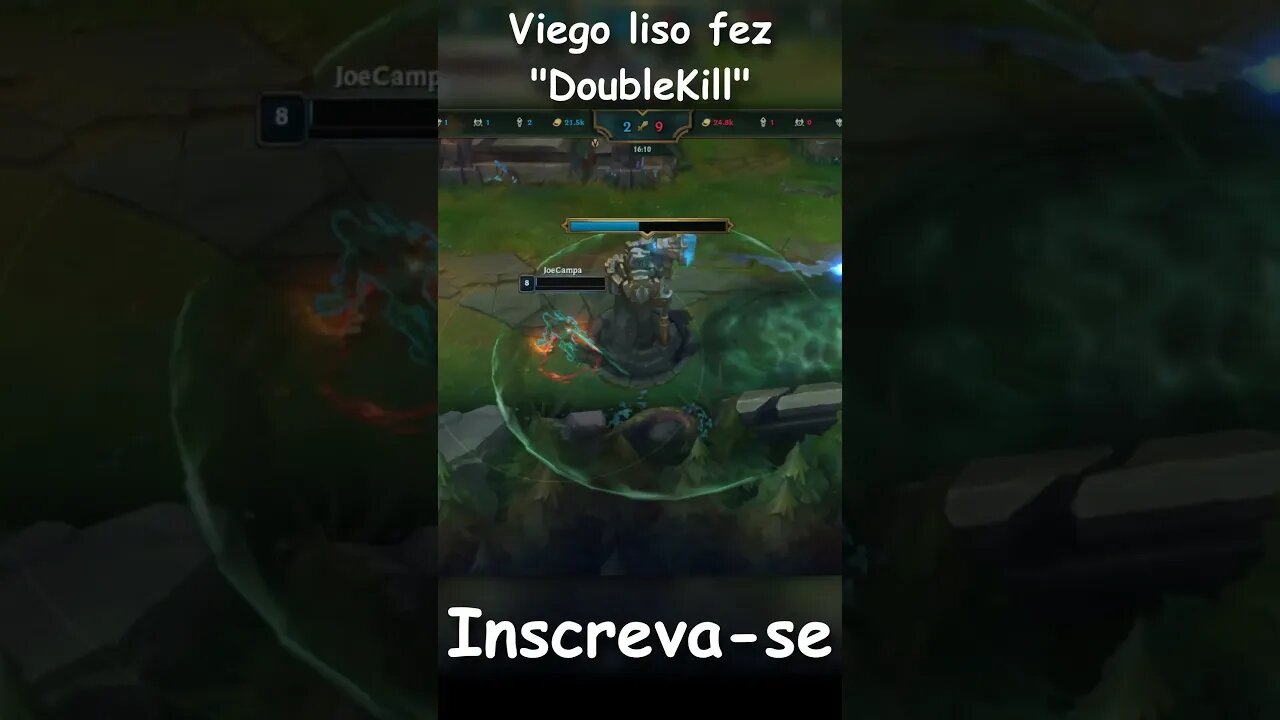 Viego liso fez DoubleKill #shorts #short #lol #riotgames