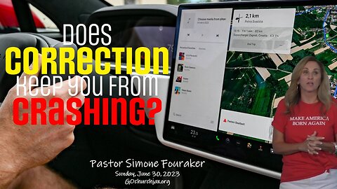 Does Correction Keep You from Crashing? Pastor Simone Fouraker