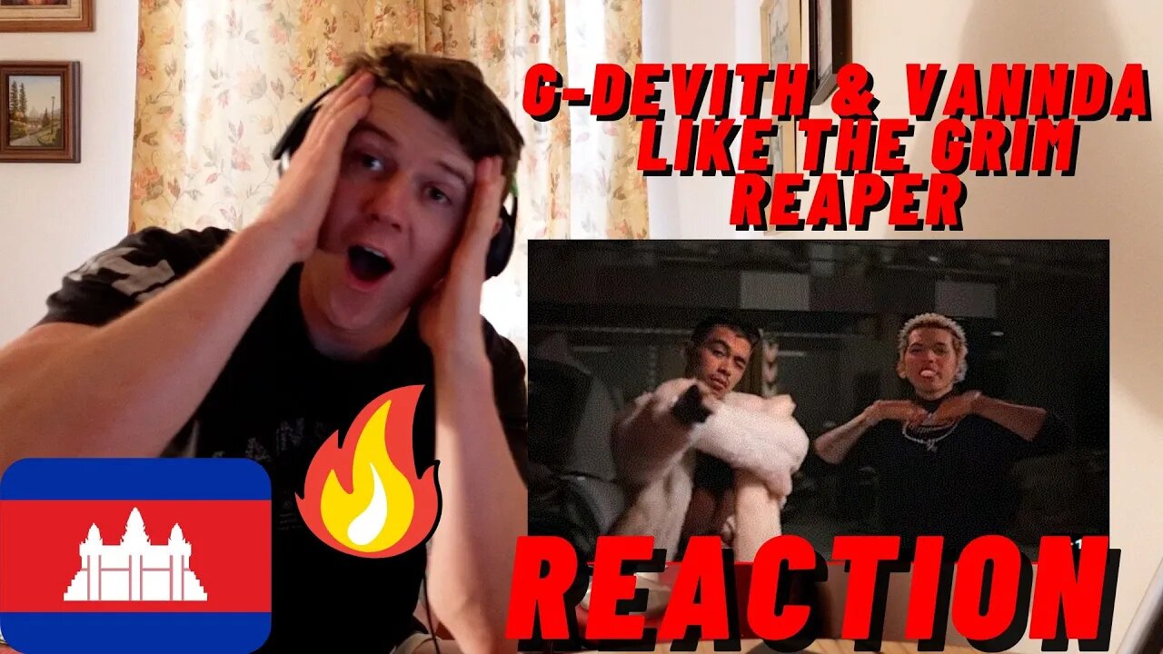 IRISH GUY REACTION 🇰🇭G-DEVITH & VANNDA - LIKE THE GRIM REAPER (Music Video) [Prod By. តាំងគ័ងតុង! ]