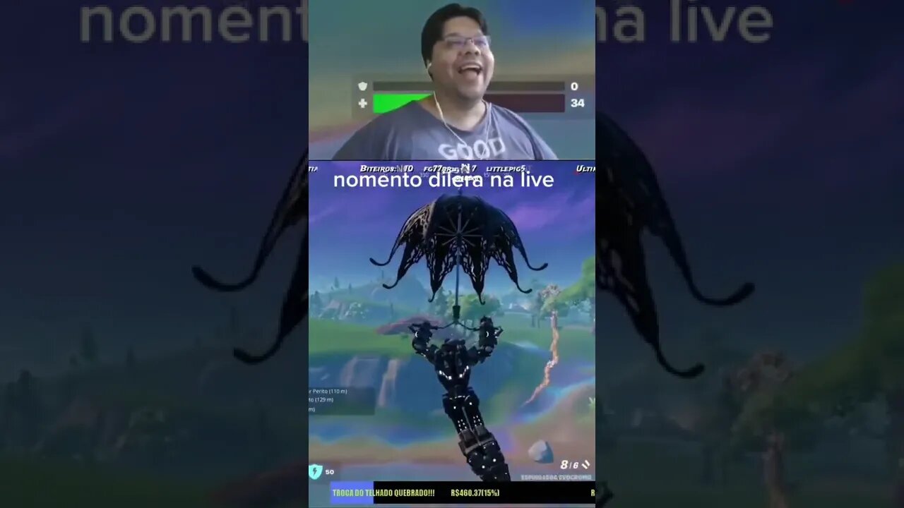 momento dilera na live #fortnite #humor #comedia #pegadinha #stream #aovivo