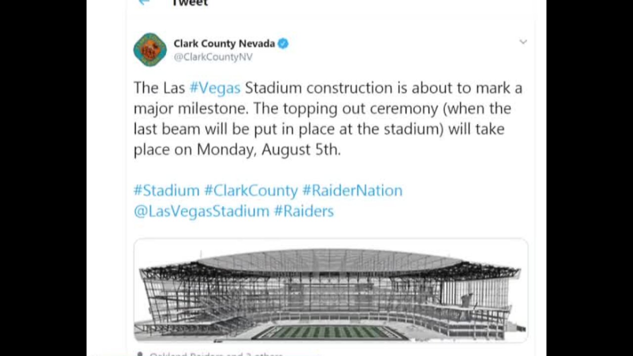 Major milestone for Las Vegas stadium