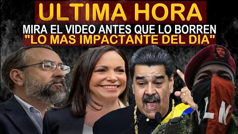🔴SUCEDIO HOY! URGENTE HACE UNAS HORAS! LO MAS IMPACTANTE DEL DIA - NOTICIAS VENEZUELA HOY