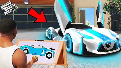 Franklin Search The Biggest And Strongest God Car Using Magical Painting In Gta