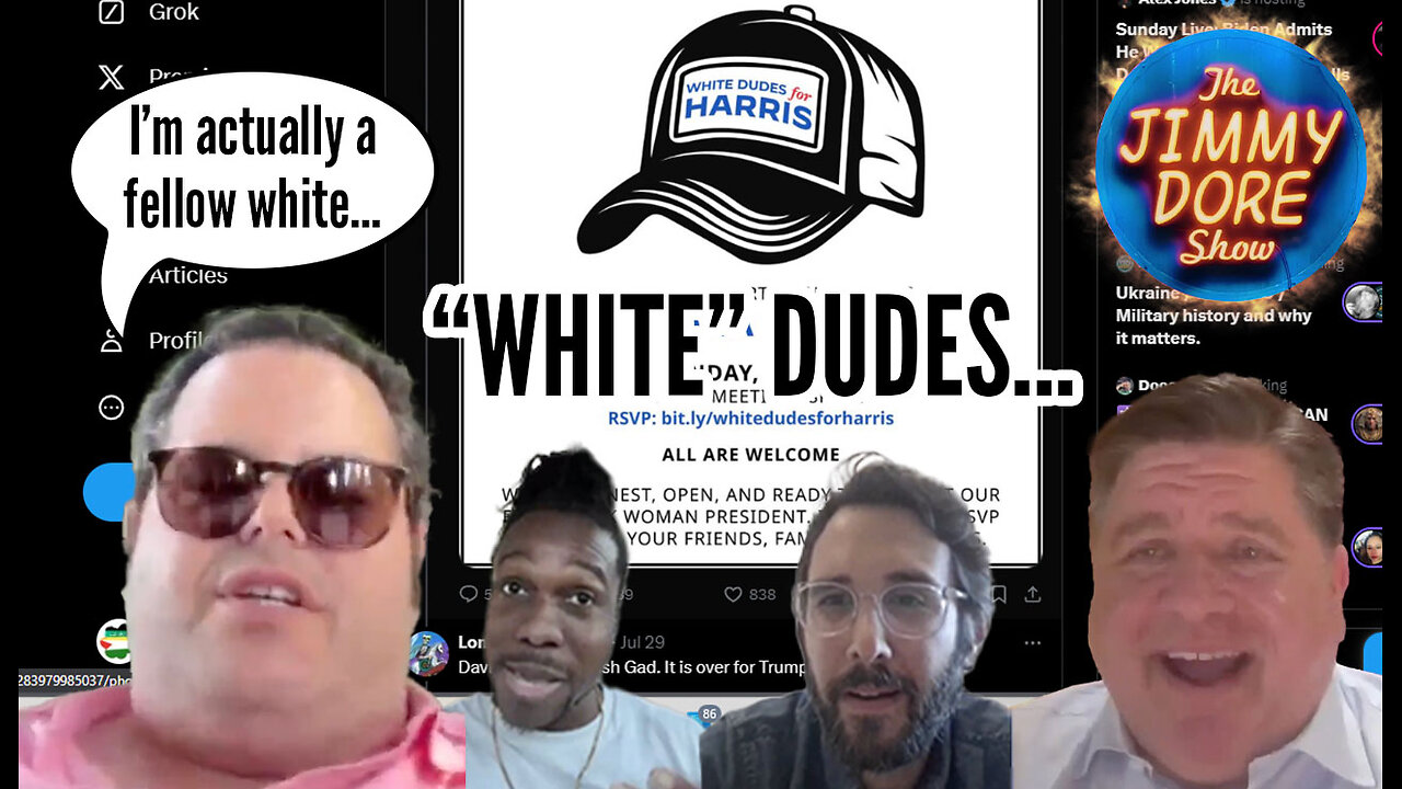 White Dudes for Harris are just a bunch of groovy dudes▮The Jimmy Dore Show