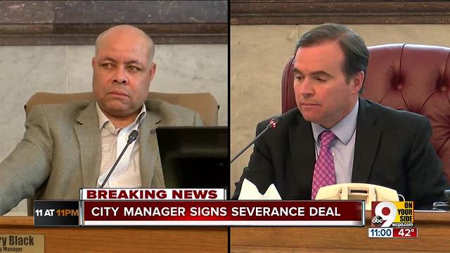 Cincinnati City Manager Harry Black signs $393K deal to resign