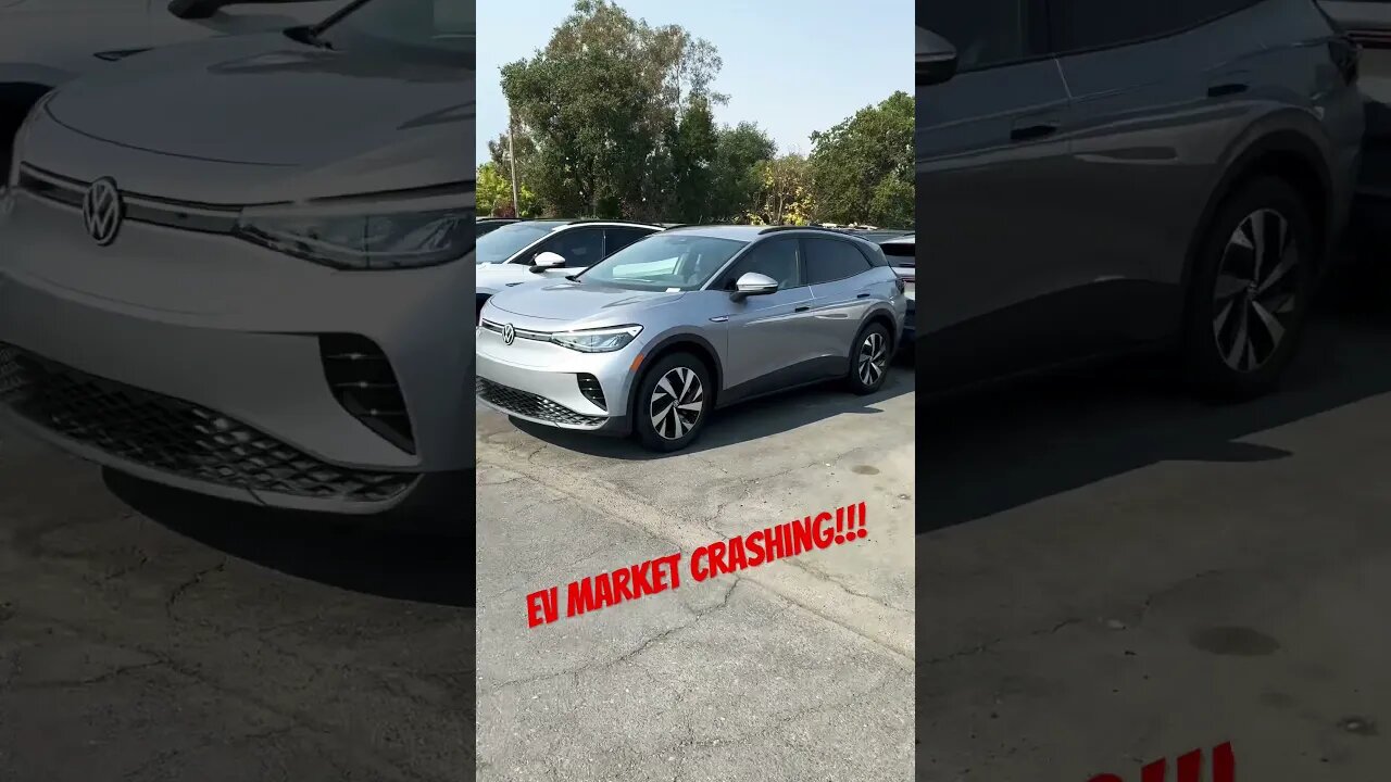 EV market crashing!!! 😮😧 #evcars #evcar #vwid4 #volskwagen #electriccars #newcar #vagabondbuilds