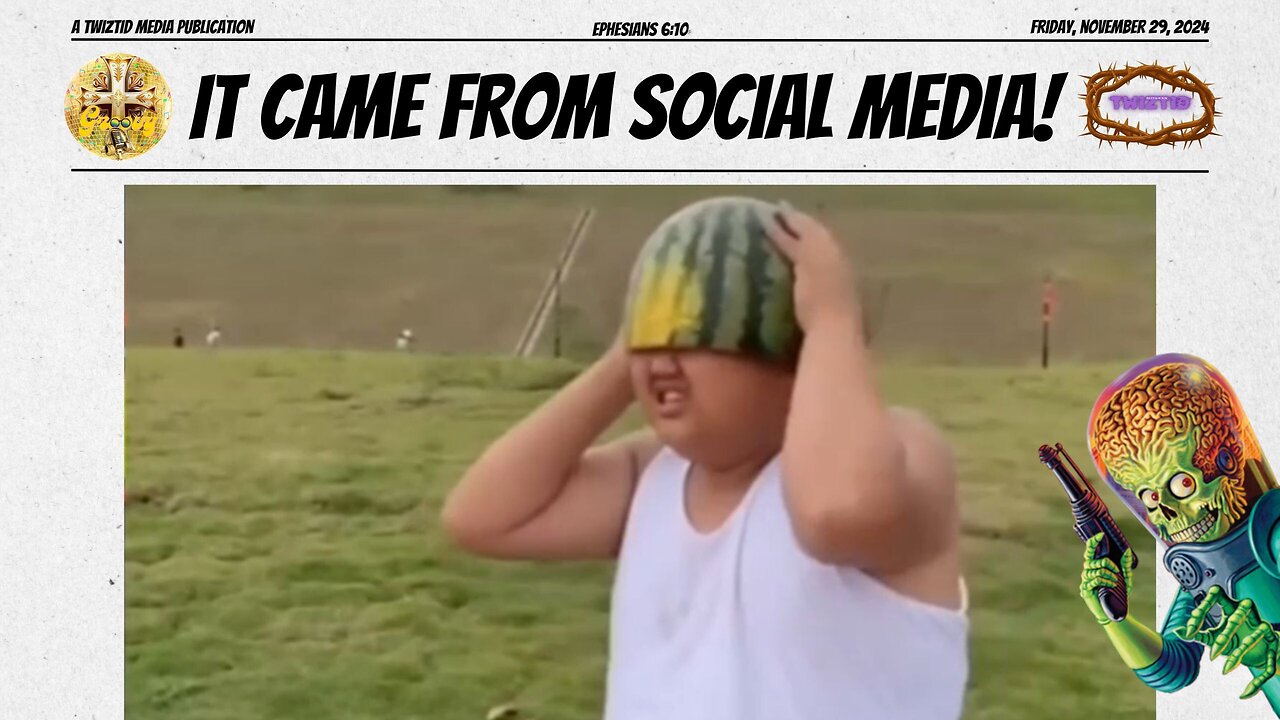 MELON HEAD MADNESS! TEENAGER’S WATERMELON HELMET LEADS TO BLIND BLUNDERS AND FRUITY FIASCO!