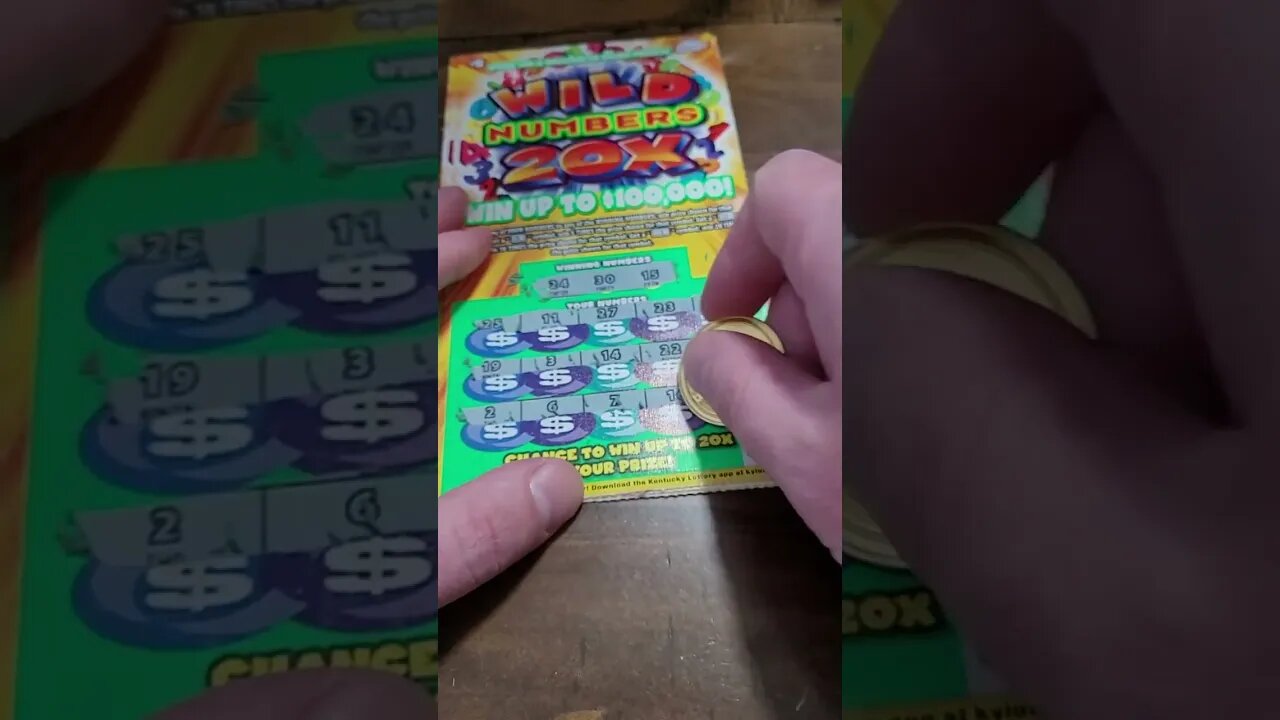 NEW $10 Scratch Off Lottery Tickets Wild Numbers 50X