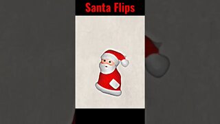 Santa Does FLIPS!!! #santa #christmas #christmas2022