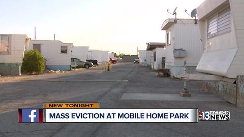 Mass eviction at Las Vegas mobile home park