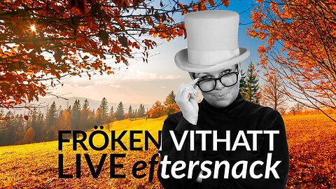 Live - eftersnack på X Spaces och Youtube- 21 sept