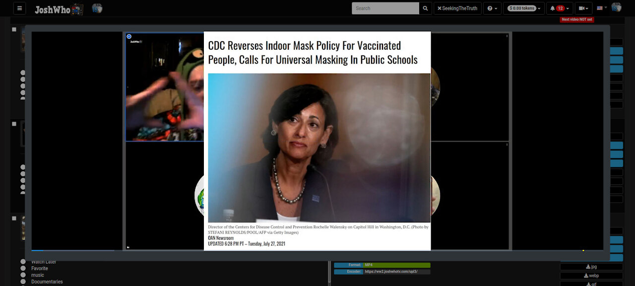 Vaccine Does Not Work - Mask Mandate is Back - MSM Tells People Not to believe Outside News Trust us